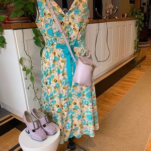 ON HOLD FOR TODAY  Happy Bumble Bee dress from MODCLOTH size M/L